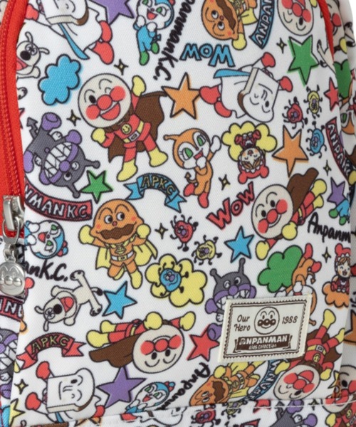 ANPANMAN KIDS COLLECTION（アンパンマンキッズコレクション）の「落書き総柄リュック【6L】（バックパック/リュック・キッズ・オフホワイト/ピンク・6）」の4枚目の写真