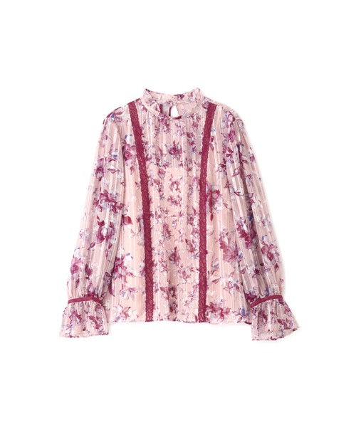 JILL STUART（ジルスチュアート）の「◆ ケリーミックスフラワーブラウス（シャツ/ブラウス・レディース・ブラック/パープル・MEDIUM/SMALL）」の15枚目の写真