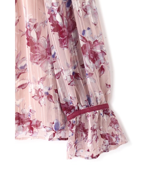 JILL STUART（ジルスチュアート）の「◆ ケリーミックスフラワーブラウス（シャツ/ブラウス・レディース・ブラック/パープル・MEDIUM/SMALL）」の18枚目の写真