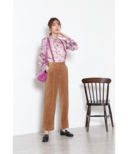 JILL STUART（ジルスチュアート）の「◆ ケリーミックスフラワーブラウス（シャツ/ブラウス・レディース・ブラック/パープル・MEDIUM/SMALL）」の10枚目の写真