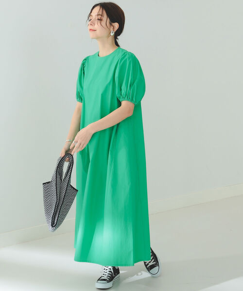 【タグ付き】BEAMS ボリュームスリーブワンピース  オケージョン　フォーマル B:MING by BEAMS（ビーミングバイビームス）の「B:MING by BEAMS