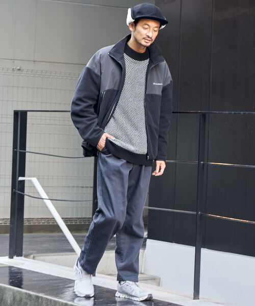 B:MING by BEAMS（ビーミングバイビームス）の「B:MING by BEAMS / 7ゲージ ツイルジャカード モックネックニット（ニット/セーター・メンズ・ブラウン/ブラック/グリーン・MEDIUM/SMALL/LARGE/X-LARGE）」の14枚目の写真
