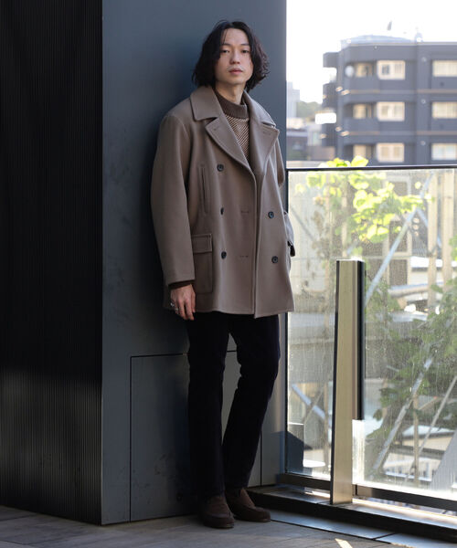 B:MING by BEAMS（ビーミングバイビームス）の「B:MING by BEAMS / 7ゲージ ツイルジャカード モックネックニット（ニット/セーター・メンズ・ブラウン/ブラック/グリーン・MEDIUM/SMALL/LARGE/X-LARGE）」の5枚目の写真