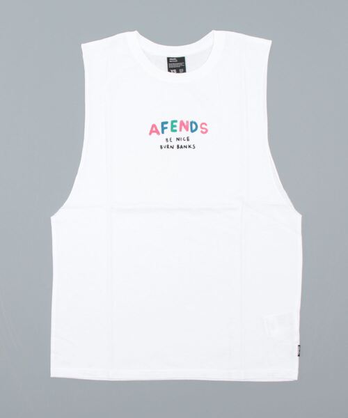 Afends(アフェンズ)の「TANK/AFENDS(アフェンズ)タンクトップ(タンクトップ・メンズ・ホワイト/ブラック・SMALL/MEDIUM/LARGE/X-LARGE)」の1枚目の写真