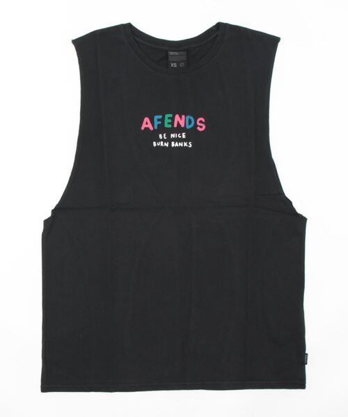 Afends(アフェンズ)の「TANK/AFENDS(アフェンズ)タンクトップ(タンクトップ・メンズ・ホワイト/ブラック・SMALL/MEDIUM/LARGE/X-LARGE)」の2枚目の写真