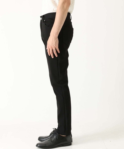 MK MICHEL KLEIN HOMME (エムケーミッシェルクランオム)の「スリムストレッチパンツ(チノパンツ・メンズ・ブラック/グレー・SMALL/MEDIUM/LARGE/X-LARGE/44/46/50/48)」の6枚目の写真