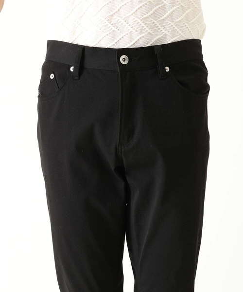 MK MICHEL KLEIN HOMME (エムケーミッシェルクランオム)の「スリムストレッチパンツ(チノパンツ・メンズ・ブラック/グレー・SMALL/MEDIUM/LARGE/X-LARGE/44/46/50/48)」の8枚目の写真