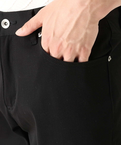 MK MICHEL KLEIN HOMME (エムケーミッシェルクランオム)の「スリムストレッチパンツ(チノパンツ・メンズ・ブラック/グレー・SMALL/MEDIUM/LARGE/X-LARGE/44/46/50/48)」の9枚目の写真