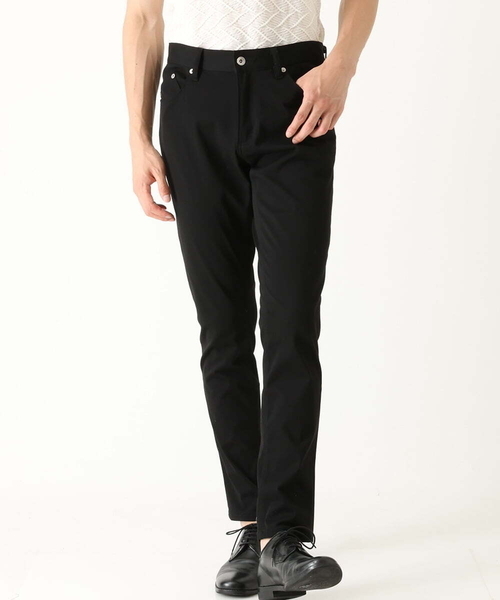 MK MICHEL KLEIN HOMME (エムケーミッシェルクランオム)の「スリムストレッチパンツ(チノパンツ・メンズ・ブラック/グレー・SMALL/MEDIUM/LARGE/X-LARGE/44/46/50/48)」の2枚目の写真