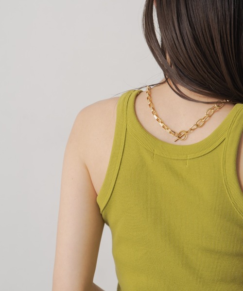 Shelly island（シェリーアイランド）の「アメリカンスリーブタンクトップ（タンクトップ・レディース・オレンジ/グリーン/ブラック・FREE）」の6枚目の写真