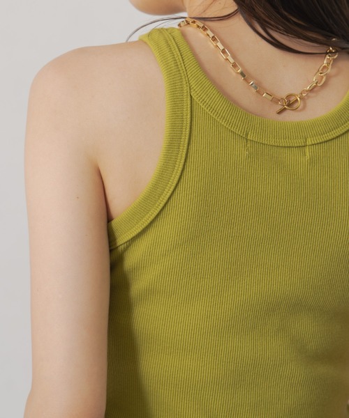 Shelly island（シェリーアイランド）の「アメリカンスリーブタンクトップ（タンクトップ・レディース・オレンジ/グリーン/ブラック・FREE）」の7枚目の写真