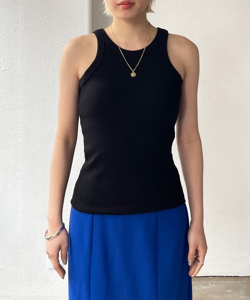 Shelly island（シェリーアイランド）の「アメリカンスリーブタンクトップ（タンクトップ・レディース・オレンジ/グリーン/ブラック・FREE）」の11枚目の写真