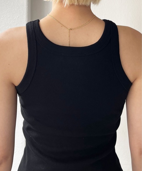 Shelly island（シェリーアイランド）の「アメリカンスリーブタンクトップ（タンクトップ・レディース・オレンジ/グリーン/ブラック・FREE）」の13枚目の写真