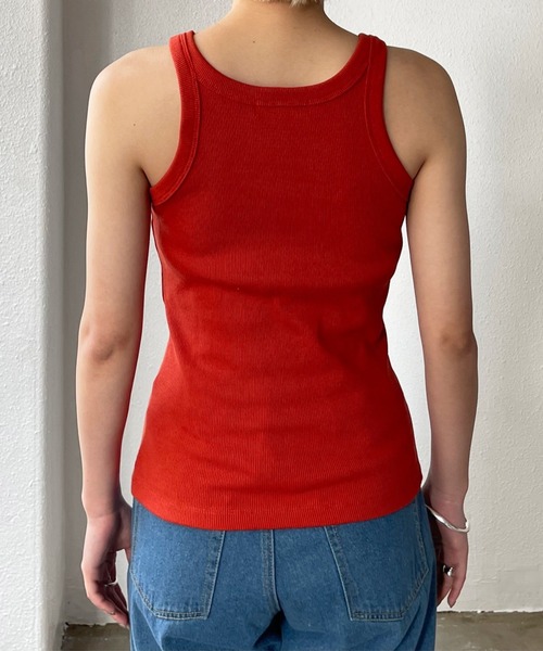 Shelly island（シェリーアイランド）の「アメリカンスリーブタンクトップ（タンクトップ・レディース・オレンジ/グリーン/ブラック・FREE）」の17枚目の写真