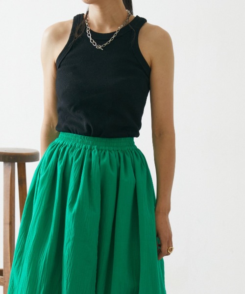 Shelly island（シェリーアイランド）の「アメリカンスリーブタンクトップ（タンクトップ・レディース・オレンジ/グリーン/ブラック・FREE）」の10枚目の写真