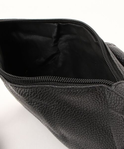 STYLEBLOCK（スタイルブロック）の「レザー風ワンショルダーバッグ（ボディバッグ/ウエストポーチ・メンズ・ブラウン/ブラック・FREE）」の5枚目の写真