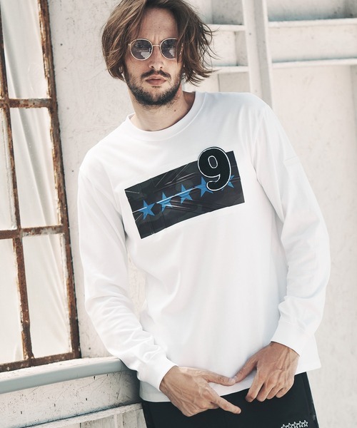 【セール】mlt3984-Emboss Hide BlackCamo LS TEE Tシャツ（Tシャツ/カットソー）｜qwerty（クワーティ）