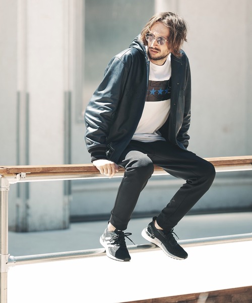 【セール】mlt3984-Emboss Hide BlackCamo LS TEE Tシャツ（Tシャツ/カットソー）｜qwerty（クワーティ）