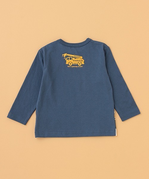 kladskap（クレードスコープ）の「乗り物プリント長袖Tシャツ（Tシャツ/カットソー・キッズ・ネイビー/トップグレー・130cm/90cm/80ｃｍ/120cm/100cm/110cm）」の12枚目の写真