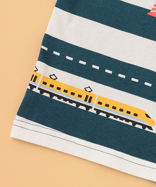 kladskap（クレードスコープ）の「乗り物プリント長袖Tシャツ（Tシャツ/カットソー・キッズ・ネイビー/トップグレー・130cm/90cm/80ｃｍ/120cm/100cm/110cm）」の8枚目の写真