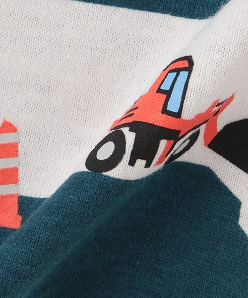 kladskap（クレードスコープ）の「乗り物プリント長袖Tシャツ（Tシャツ/カットソー・キッズ・ネイビー/トップグレー・130cm/90cm/80ｃｍ/120cm/100cm/110cm）」の10枚目の写真