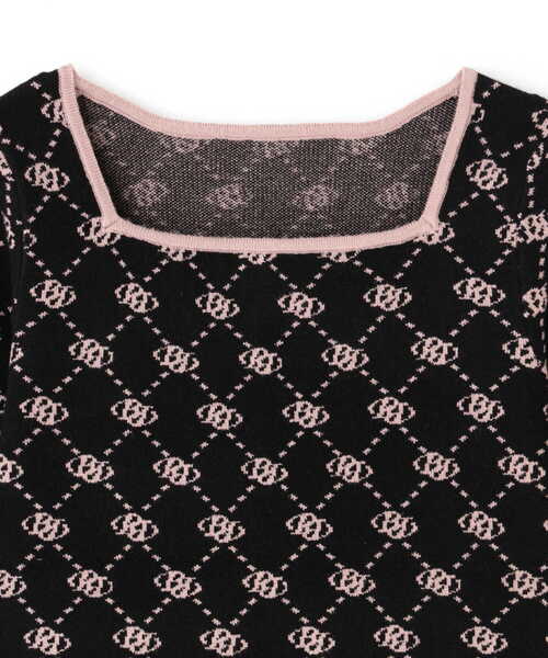 PROPORTION BODY DRESSING（プロポーションボディドレッシング）の「＜Ｅ＞ロゴジャガードニット / 1212275900（ニット/セーター・レディース・ホワイト系その他/ベージュ系その他/ブラック・FREE）」の18枚目の写真