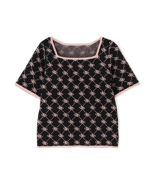 PROPORTION BODY DRESSING（プロポーションボディドレッシング）の「＜Ｅ＞ロゴジャガードニット / 1212275900（ニット/セーター・レディース・ホワイト系その他/ベージュ系その他/ブラック・FREE）」の6枚目の写真