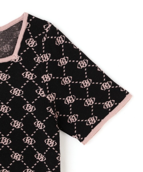 PROPORTION BODY DRESSING（プロポーションボディドレッシング）の「＜Ｅ＞ロゴジャガードニット / 1212275900（ニット/セーター・レディース・ホワイト系その他/ベージュ系その他/ブラック・FREE）」の9枚目の写真