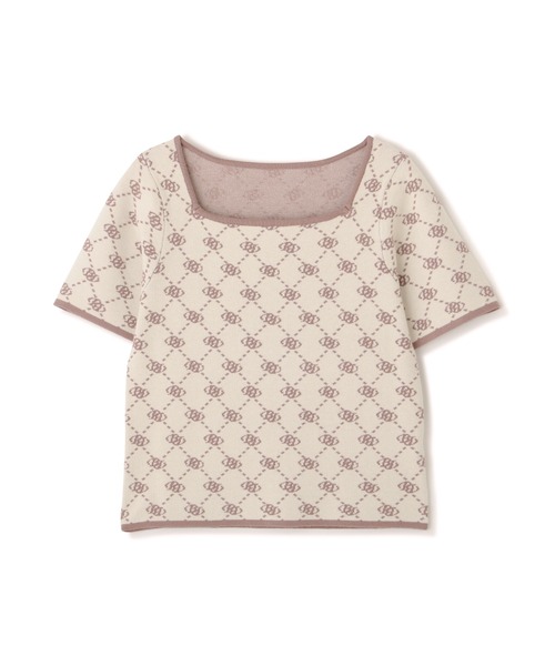 PROPORTION BODY DRESSING（プロポーションボディドレッシング）の「＜Ｅ＞ロゴジャガードニット / 1212275900（ニット/セーター・レディース・ホワイト系その他/ベージュ系その他/ブラック・FREE）」の4枚目の写真