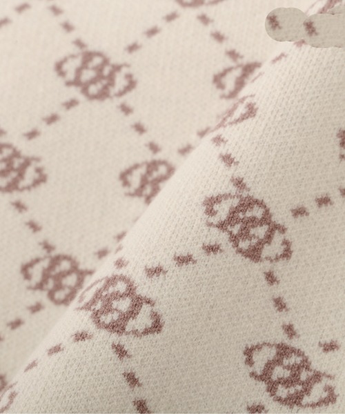 PROPORTION BODY DRESSING（プロポーションボディドレッシング）の「＜Ｅ＞ロゴジャガードニット / 1212275900（ニット/セーター・レディース・ホワイト系その他/ベージュ系その他/ブラック・FREE）」の5枚目の写真