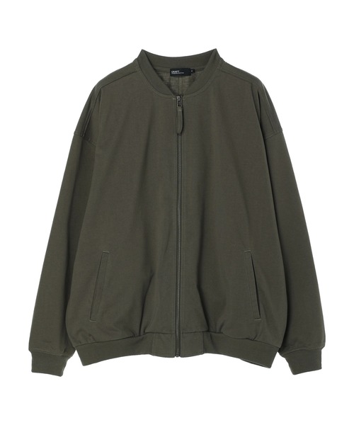 CRAFT STANDARD BOUTIQUE（クラフトスタンダードブティック）の「32/2ヘビー天竺カットオフZIPカーディガン　＊（カーディガン/ボレロ・メンズ・ダークネイビー/ブラック/カーキ・M/L）」の6枚目の写真