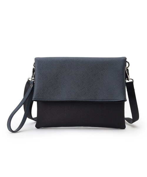 THE SHOP TK （ザ ショップ ティーケー ）の「◆【2WAY】ショルダークラッチバッグ（クラッチバッグ・メンズ・ダークグリーン系/ブラック/チャコールグレー/ネイビー系・00）」の4枚目の写真