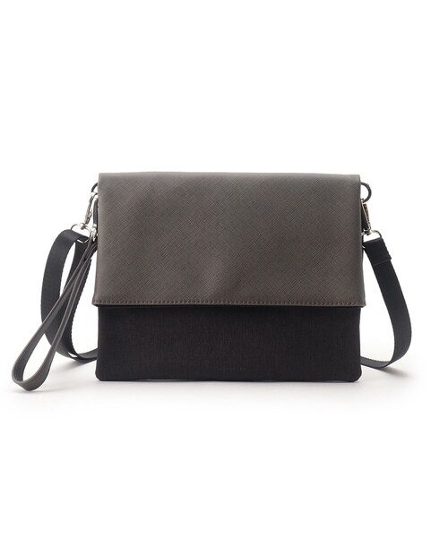 THE SHOP TK （ザ ショップ ティーケー ）の「◆【2WAY】ショルダークラッチバッグ（クラッチバッグ・メンズ・ダークグリーン系/ブラック/チャコールグレー/ネイビー系・00）」の2枚目の写真