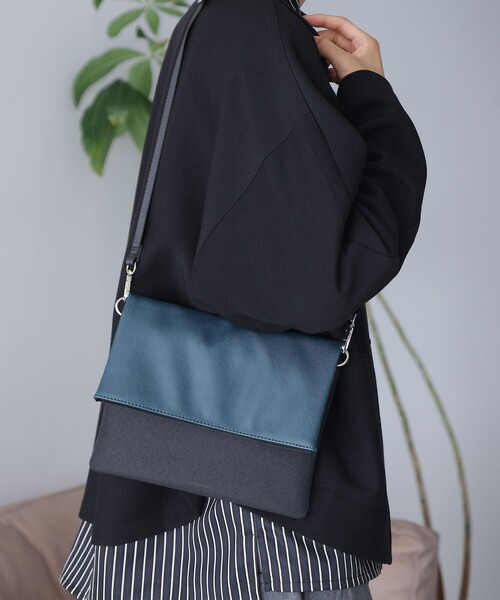 THE SHOP TK （ザ ショップ ティーケー ）の「◆【2WAY】ショルダークラッチバッグ（クラッチバッグ・メンズ・ダークグリーン系/ブラック/チャコールグレー/ネイビー系・00）」の5枚目の写真