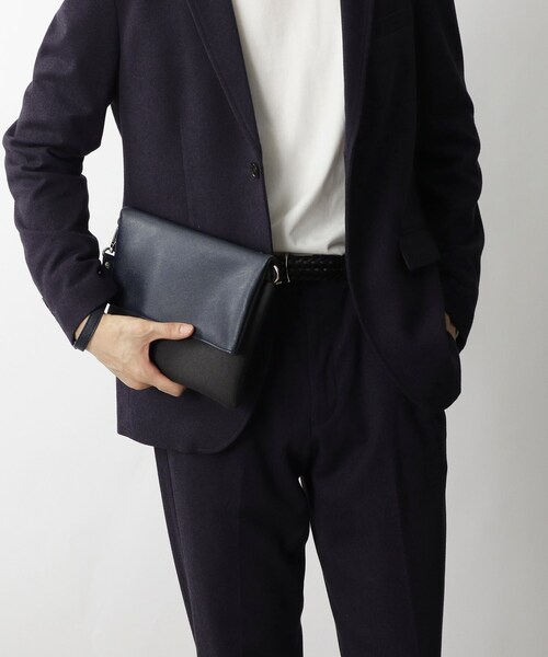 THE SHOP TK （ザ ショップ ティーケー ）の「◆【2WAY】ショルダークラッチバッグ（クラッチバッグ・メンズ・ダークグリーン系/ブラック/チャコールグレー/ネイビー系・00）」の21枚目の写真