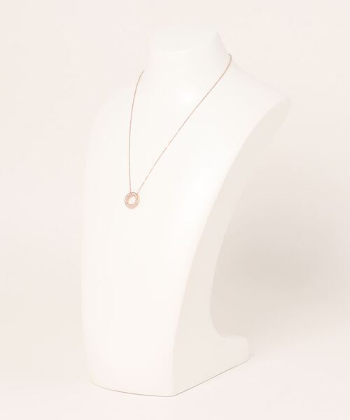 Folli Follie（フォリフォリ）の「CLASSY CIRCLE / スペシャルセット（ネックレス・ピアスセット）（ネックレス・レディース・ゴールド・FREE）」の2枚目の写真