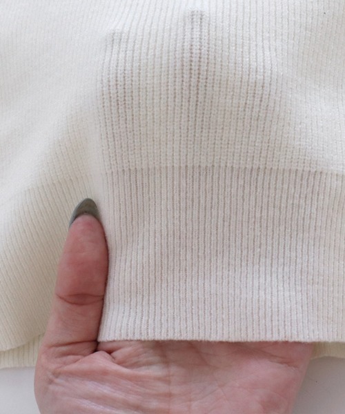 Pierrot（ピエロ）の「パールボタンカーディガン（カーディガン/ボレロ・レディース・ブラック/アイボリー/グレー系その他/ロイヤルブルー/ベージュ/インディゴブルー/ネイビー・M/L/LL）」の12枚目の写真