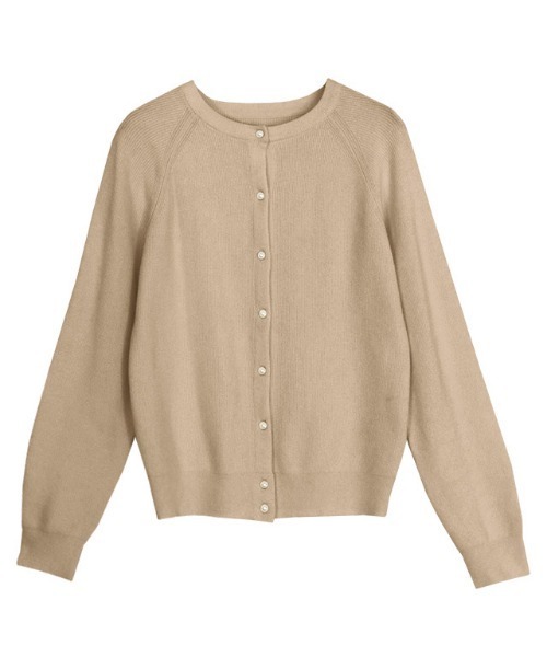 Pierrot（ピエロ）の「パールボタンカーディガン（カーディガン/ボレロ・レディース・ブラック/アイボリー/グレー系その他/ロイヤルブルー/ベージュ/インディゴブルー/ネイビー・M/L/LL）」の17枚目の写真