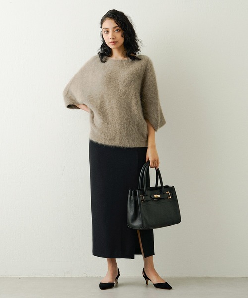 OUVRAGE CLASSE ラクーンポンチョプルオーバー OUVRAGE CLASSE（ウヴラージュクラス）の「ラクーンポンチョプル