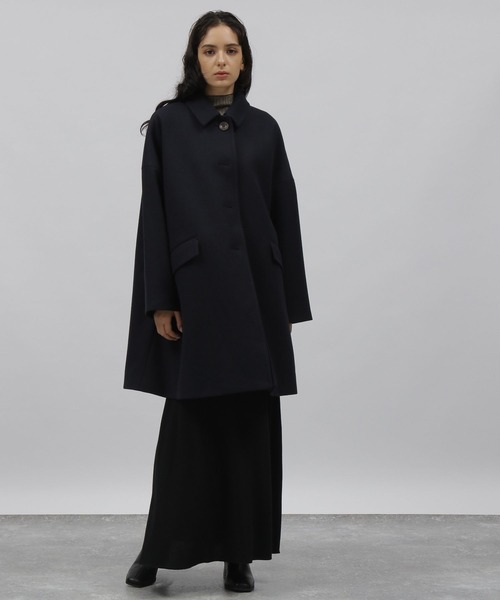 LAKOLE（ラコレ）の「ウーリーテックボタンフロントAラインコート / 281764（その他アウター・レディース・アイボリー/グレイッシュベージュ/ダークネイビー・SMALL/MEDIUM）」の15枚目の写真