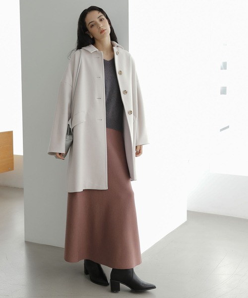 LAKOLE（ラコレ）の「ウーリーテックボタンフロントAライン