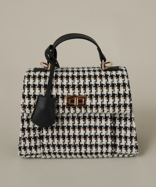 Cheek(チーク)の「スクエアミニバッグ(ハンドバッグ・レディース・グリーン/ホワイト×ブラック/ブラック・FREE)」の16枚目の写真