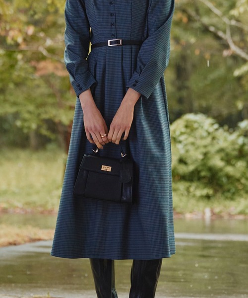 Cheek(チーク)の「スクエアミニバッグ(ハンドバッグ・レディース・グリーン/ホワイト×ブラック/ブラック・FREE)」の11枚目の写真