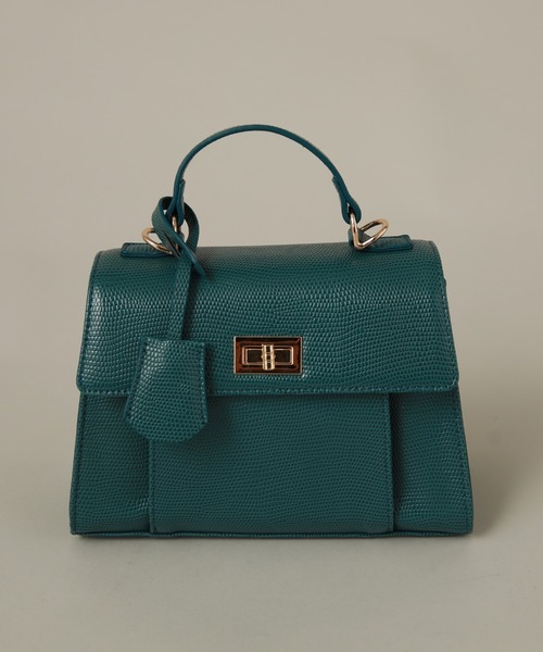 Cheek(チーク)の「スクエアミニバッグ(ハンドバッグ・レディース・グリーン/ホワイト×ブラック/ブラック・FREE)」の17枚目の写真