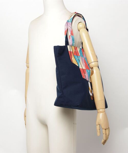mis zapatos（ミス　サパト）の「着物トート（トートバッグ・レディース・グレー/ネイビー/グリーン・ONE SIZE）」の7枚目の写真