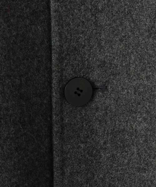 EDITION(エディション)の「MELTON SHORT COAT ウール ダブルフェイスショートコート(その他アウター・メンズ・ブラック/チャコールグレー・M/S)」の8枚目の写真