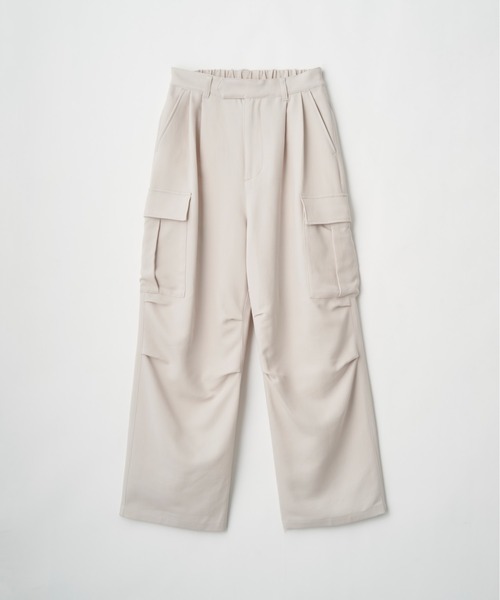 juha（ユハ）の「HARDTWIST COTTON CARGO PANTS（カーゴパンツ・メンズ・オフホワイト/ブラック・4/3/2）」の8枚目の写真