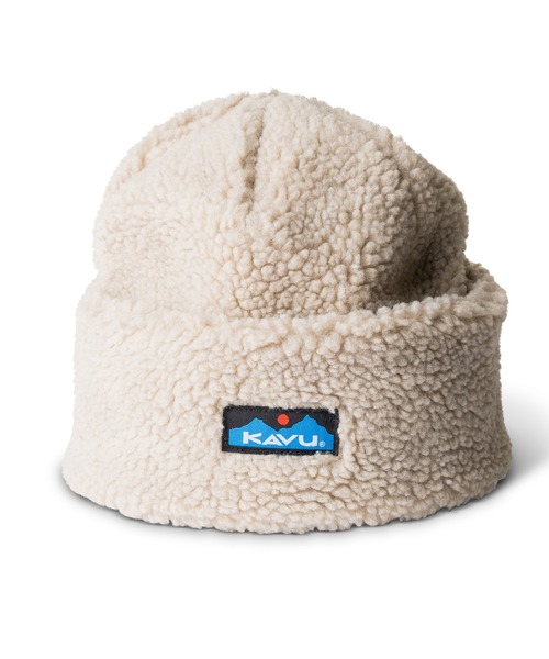 激安価格の KAVU/カブー Fur Beanie/ファーボールビーニー（ニット Ball 帽子