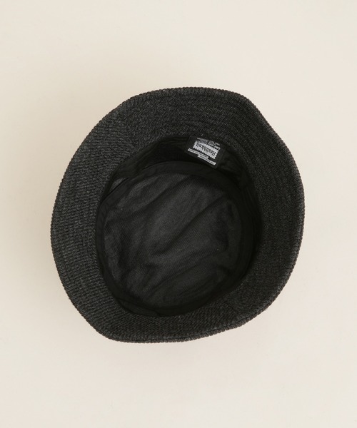 Healthknit（ヘルスニット）の「Healthknit/リブニットバケットハット（ハット・レディース・チャコール/ブラウン/ブラック・FREE）」の10枚目の写真