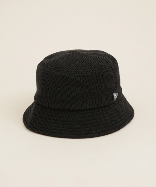 Healthknit（ヘルスニット）の「Healthknit/リブニットバケットハット（ハット・レディース・チャコール/ブラウン/ブラック・FREE）」の14枚目の写真